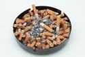 cigarettes tobacco nicotine in ashtray